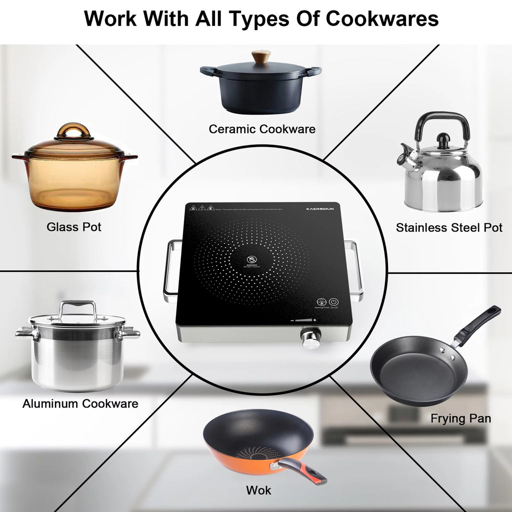 1500W Portable Electric Single Burner Hot Plate N232358