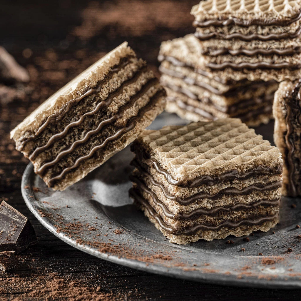 Dark Chocolate Cream-Filled Bite-Size Wafer Cookies, 8.82 oz, Pack of 6 M50363