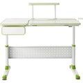 43 Children's Height Adjustable Study Desk Green F9185