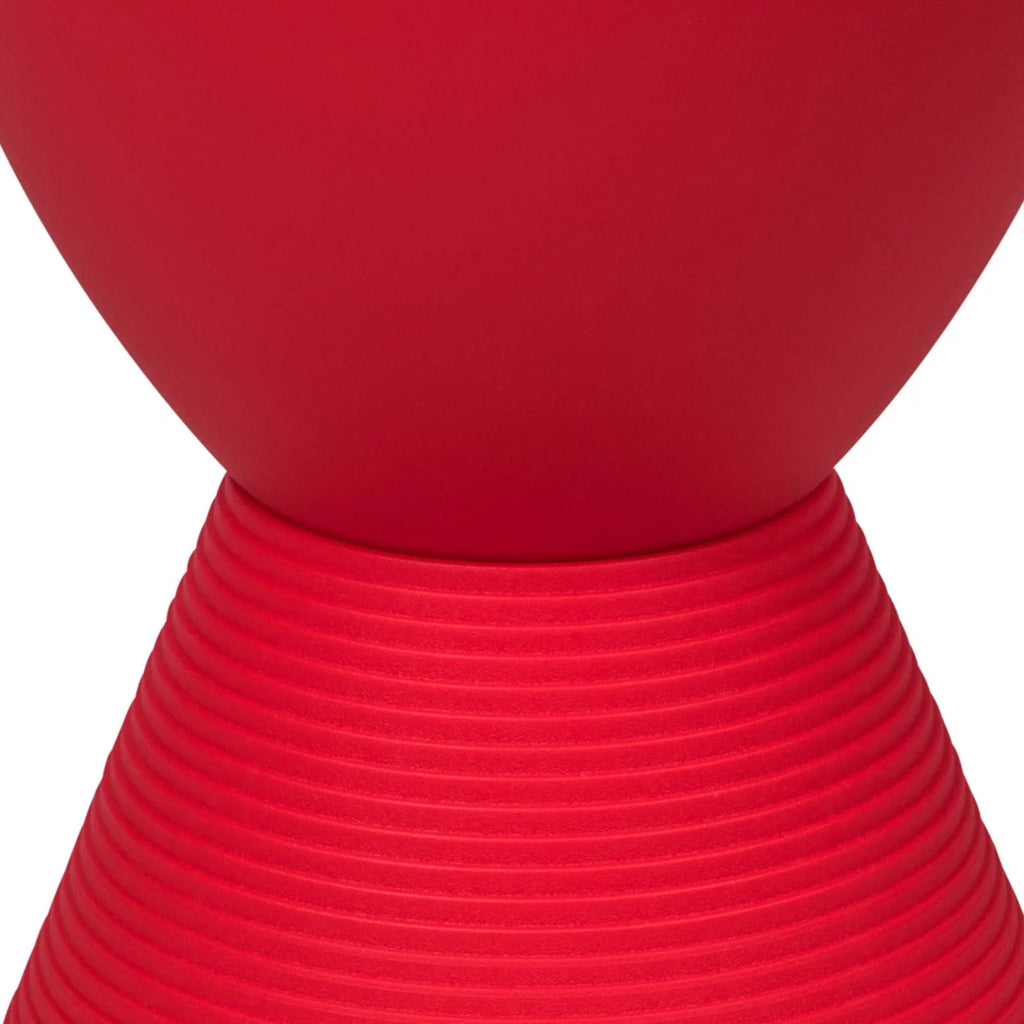 Red Indoor/Outdoor Accent Side End Table H647