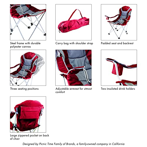 Reclining Camp Chair with Carry Bag C160039