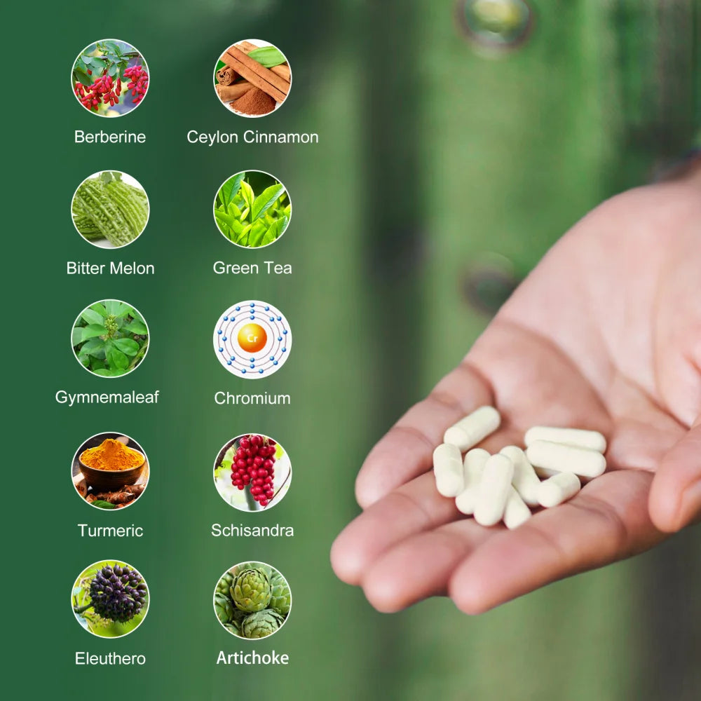 Berberine Supplement 1500mg 240 Capsules Veggie Capsules G97844
