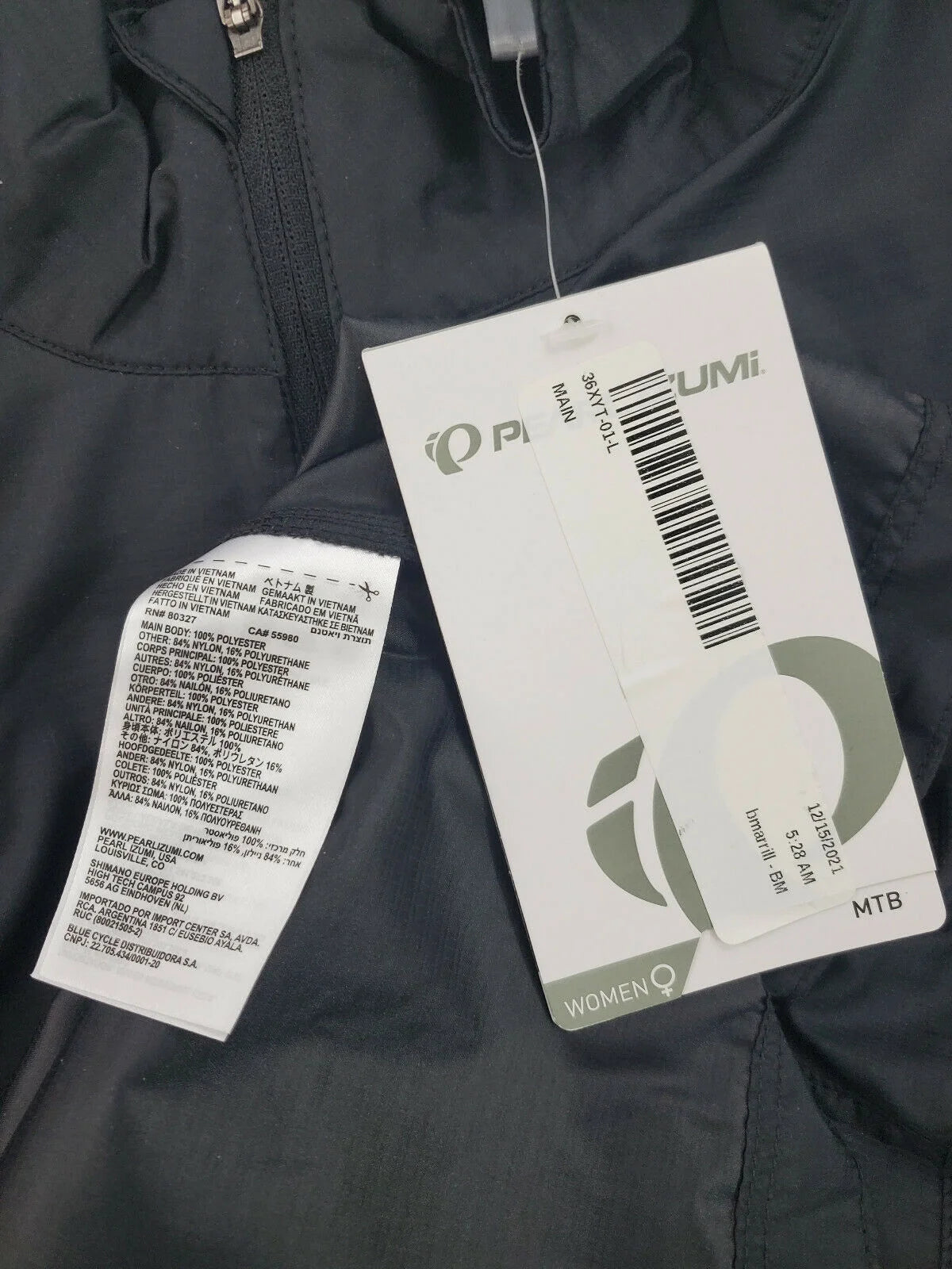 Black Cycling Jacket I40339