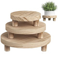 3 Pcs Wood Plant Stand Indoor Outdoor N69997