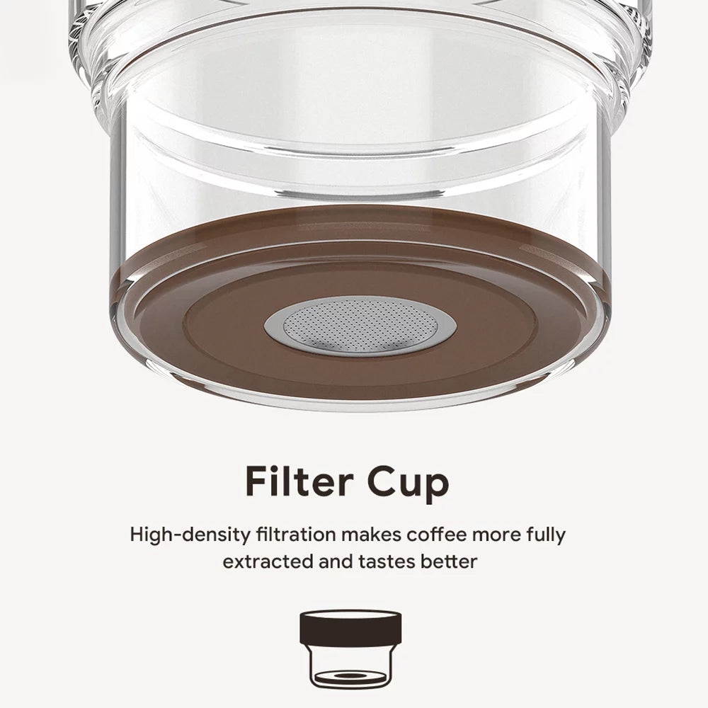 Cold Brew Coffee and Tea Maker, Borosilicate Glass Dripper V169