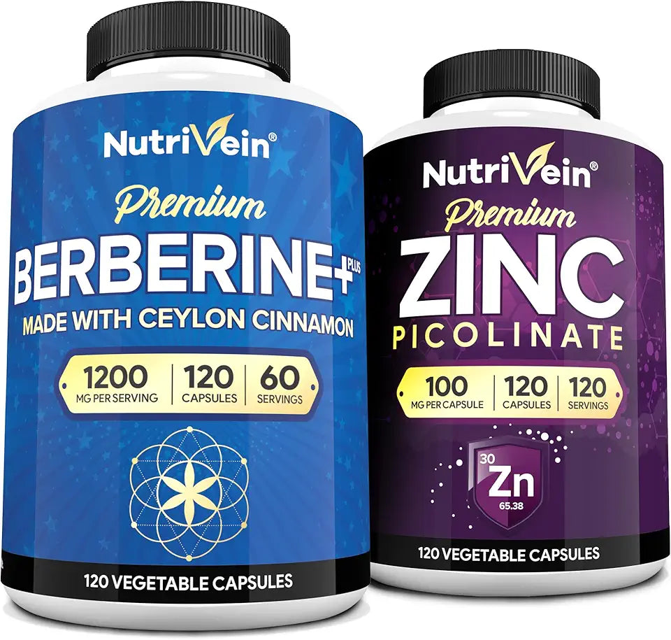 Zinc Picolinate & Berberine Supplement Bundle S5124