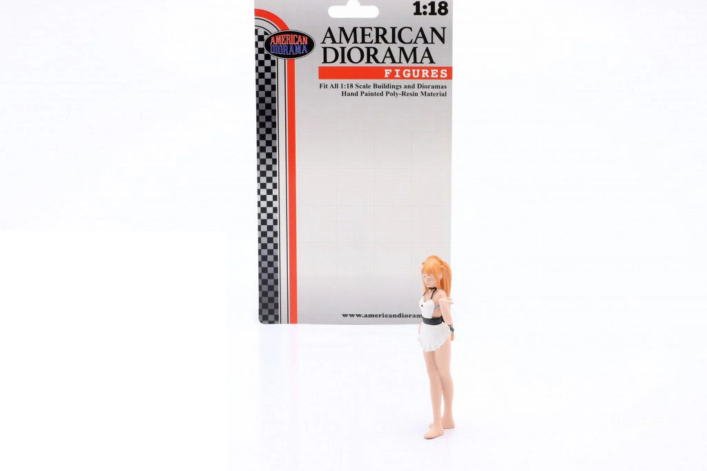 White 1/18 Scale Figurine A49262