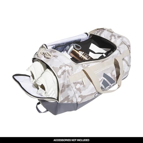 Large Black White Duffel Bag K8494