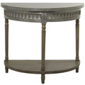 Metal Half Moon Console Table W163