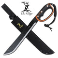 Fixed Blade Full Tang Orange Tactical Survival Knife J849721