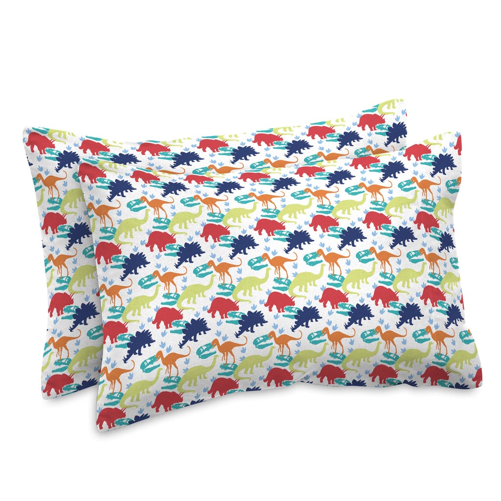 Blue Dinosaur Polyester Microfiber Twin 3 Pieces Sheet Sets K955