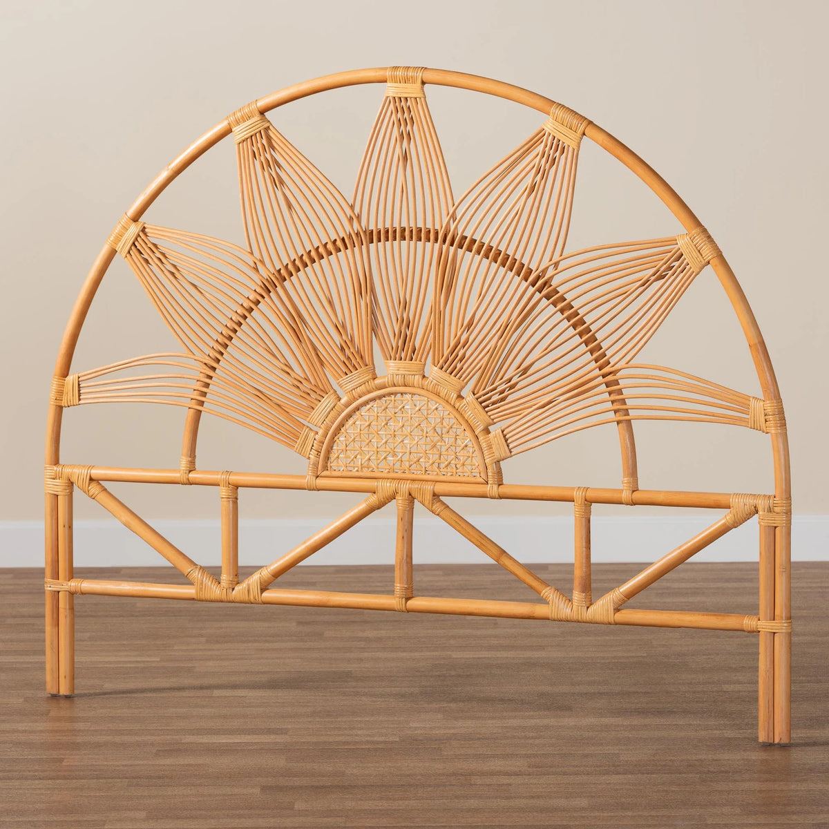 Queen Light Honey Standalone Headboard Q9916