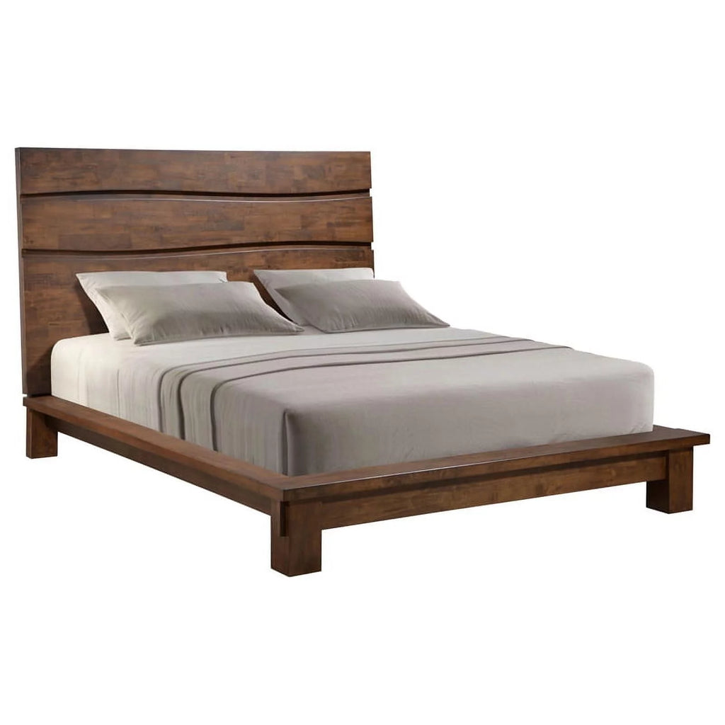 Modern Wood California King Platform Bed H679509