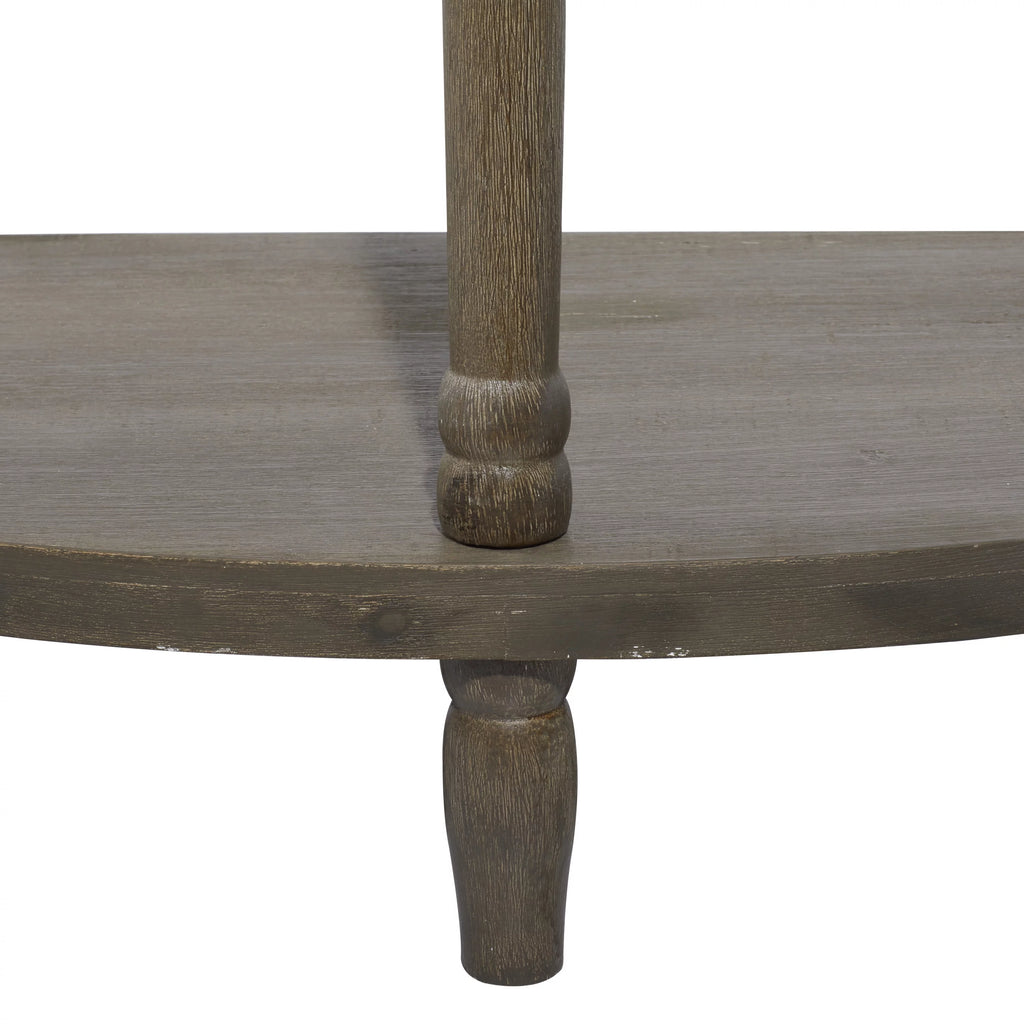 Metal Half Moon Console Table W163