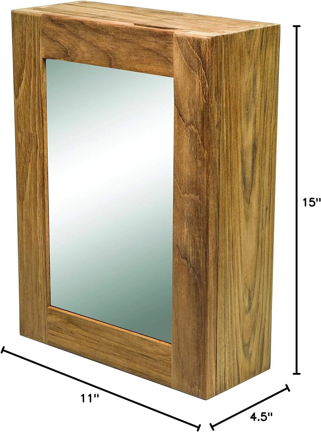 Teak Medicine Chest With Mirror M397