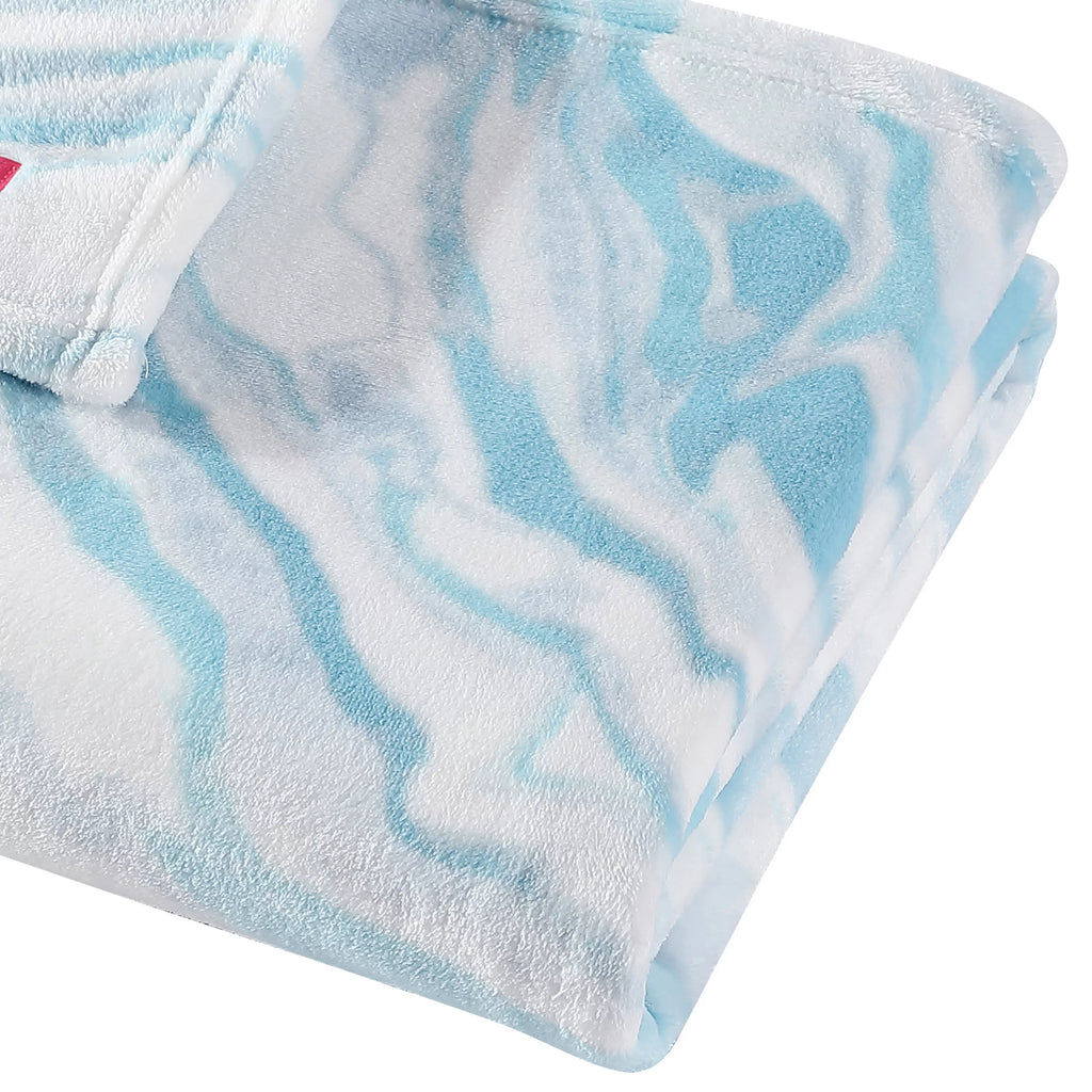 Blue Ultra Soft Plush Fleece Throw F851