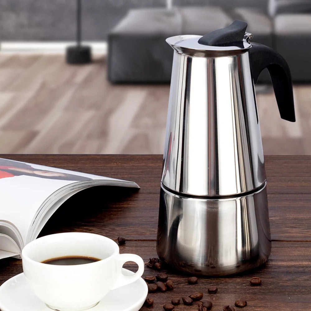 Portable Electric Stainless Steel Coffee Maker E388