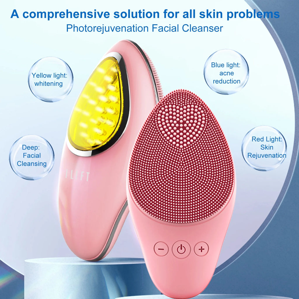 Silicone Vibrating Facial Cleanser D64189