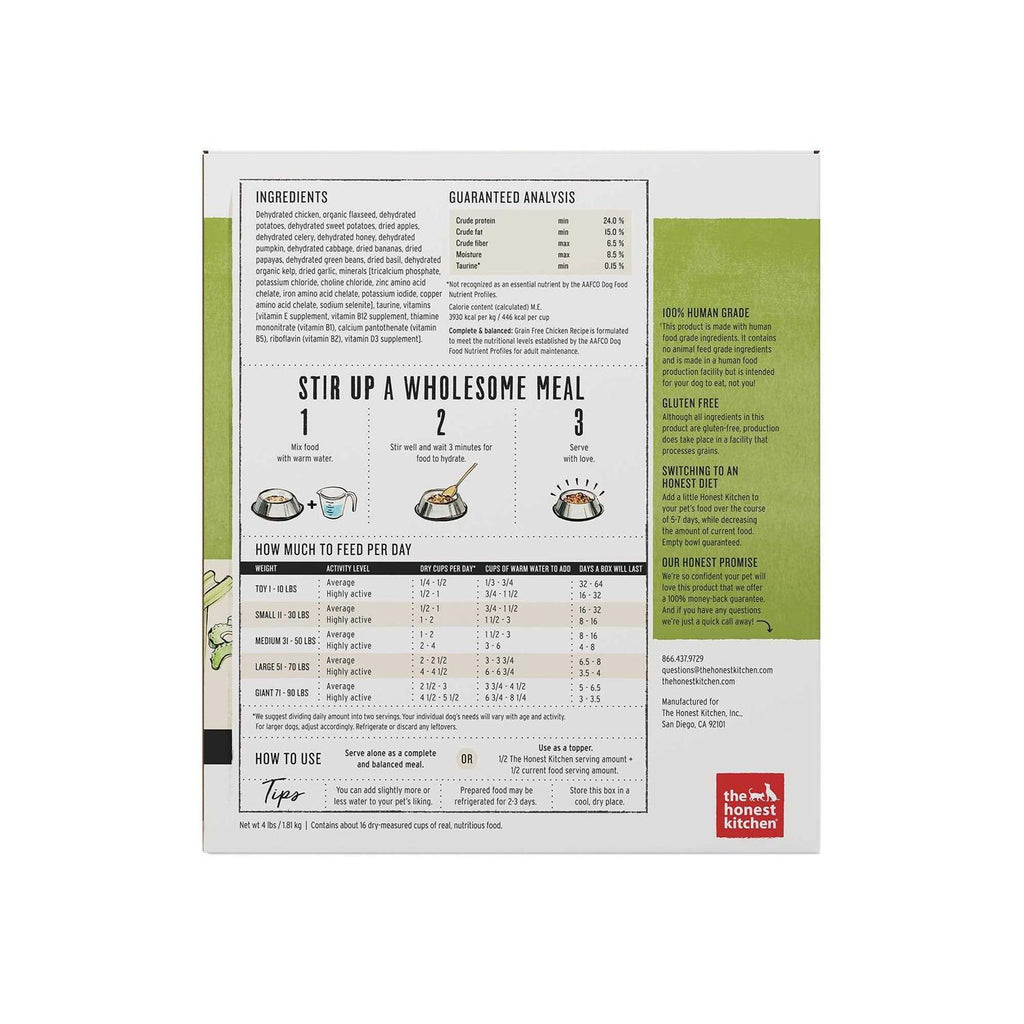 Dehydrated Grain Free Chicken Dog Food G45625