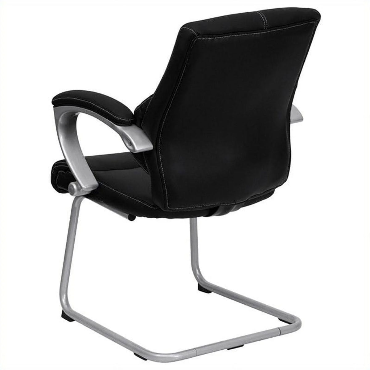 Black Leather Executive Office Guest Chair C838594