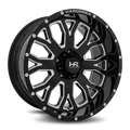 20X12 Gloss Black Milled Wheel U944