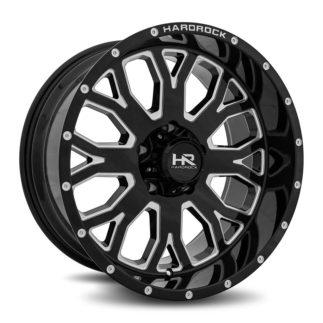 20X12 Gloss Black Milled Wheel U944