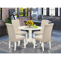 Antique 5Pc Dining Set with Drop Leaves Table and 4 Chairs V900710