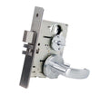 Bright Chrome Mortise Lock X803