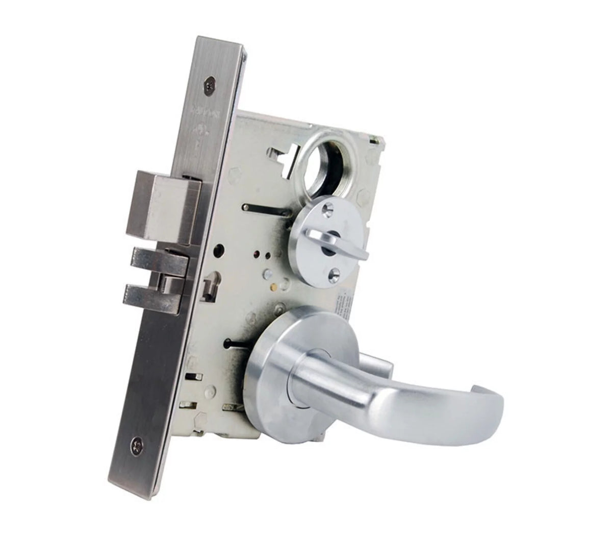Bright Chrome Mortise Lock X803