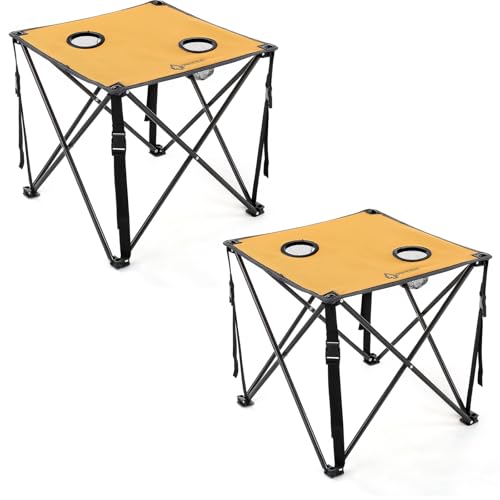 26” Heavy-Duty Portable Folding Camping Table with Carrying Case H807098