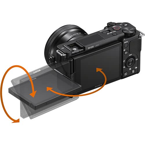 Black Mirrorless Camera with 64GB Memory Card W35676