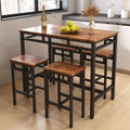 5 Piece Bar Table Set with 4 Stools M710018