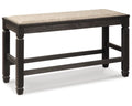 Counter Height Dining Bench Antique Black N78410
