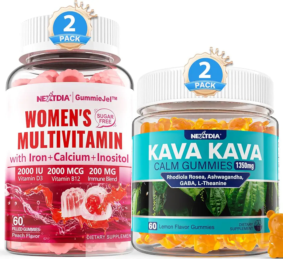 Methylated Multivitamin Kava Gummies 4 Pack Y936897