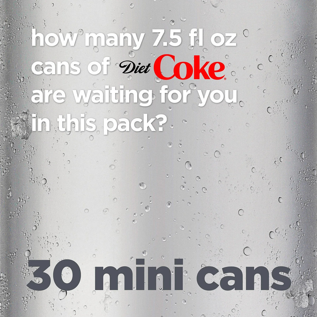 Diet Coke Mini 7.5oz 30pk S921