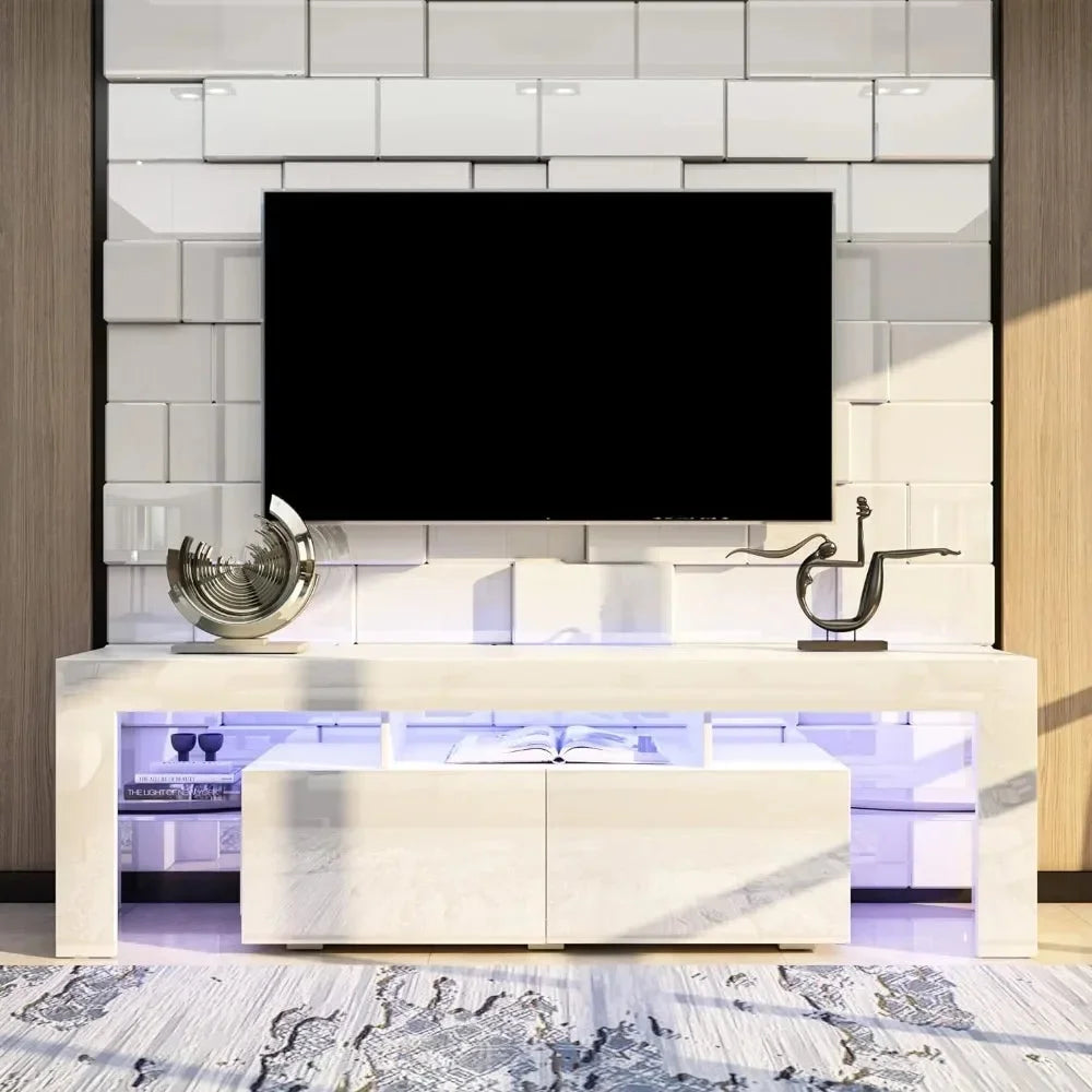 TV Cabinet with LED for 70" TV with 2 Drawers K486