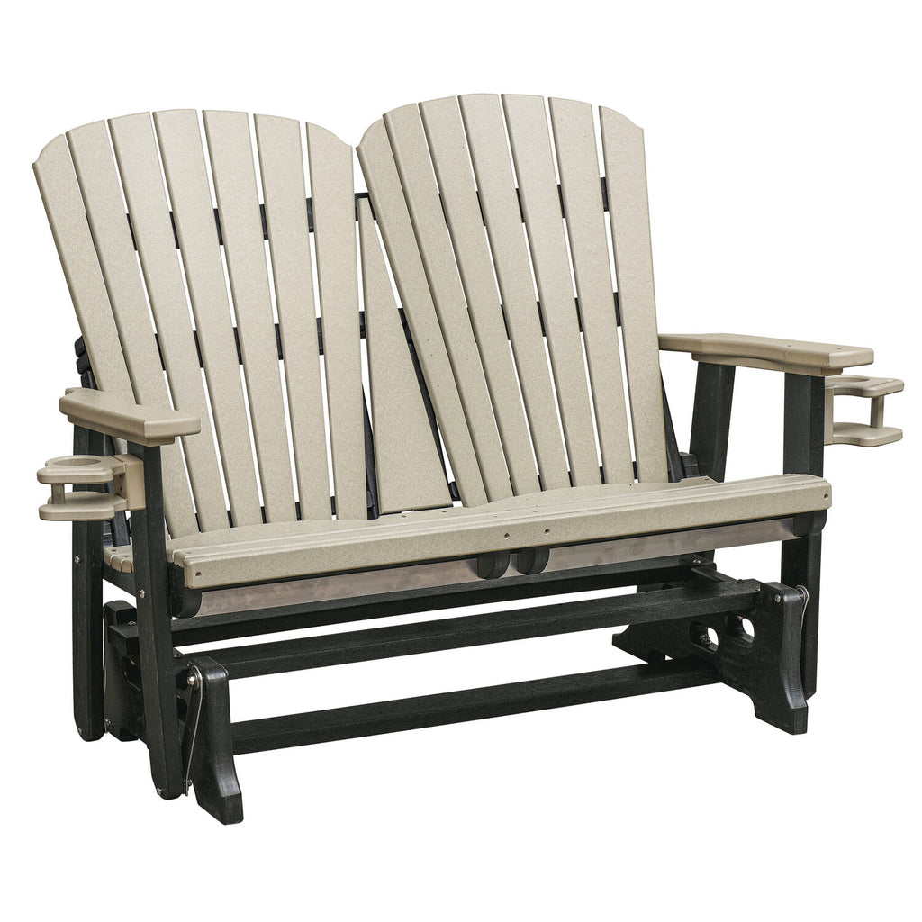 Weatherwood Back Glider with Black Base Y793638