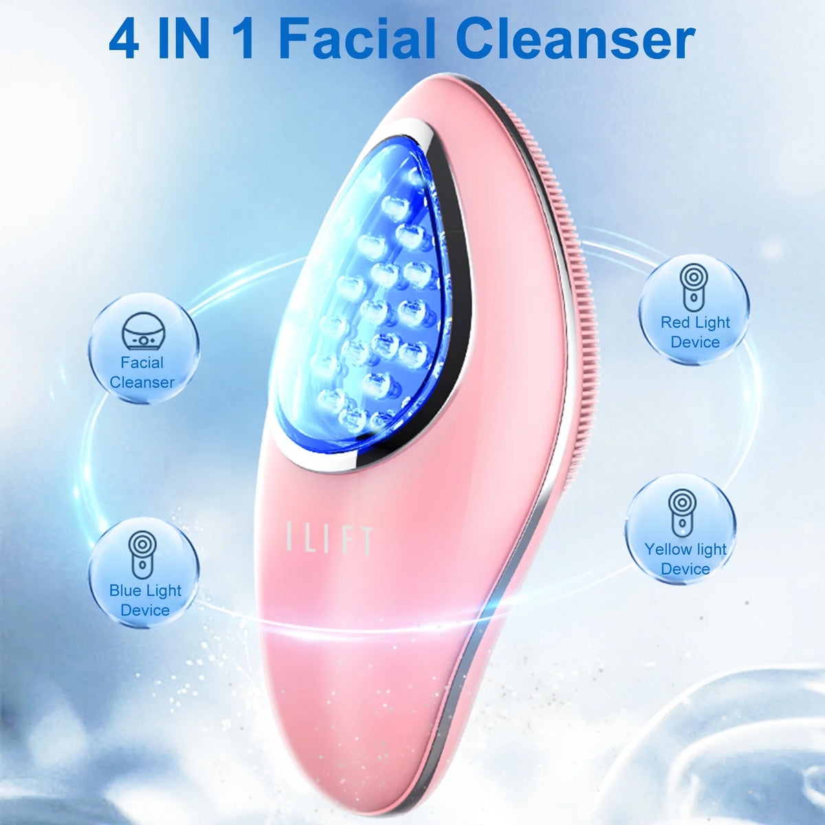 Silicone Vibrating Facial Cleanser D64189