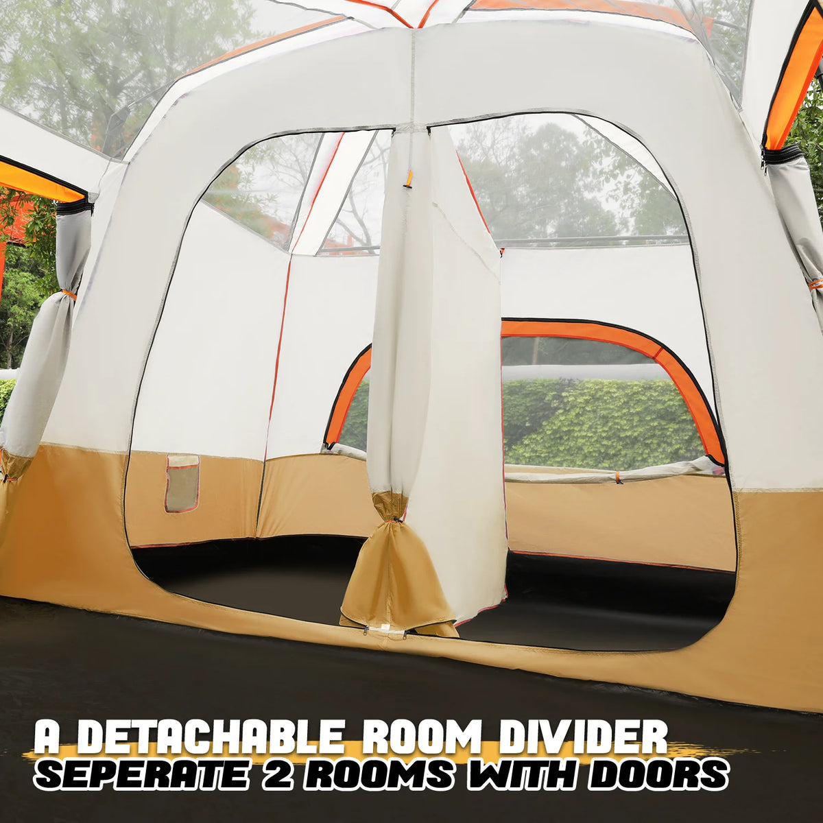 Extra Large 5-8 Person Waterproof Double Layer Cabin Tent V5235