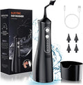 Electric Ear Cleaning Kit with 4 Reusable Replacement Tips Black S1182