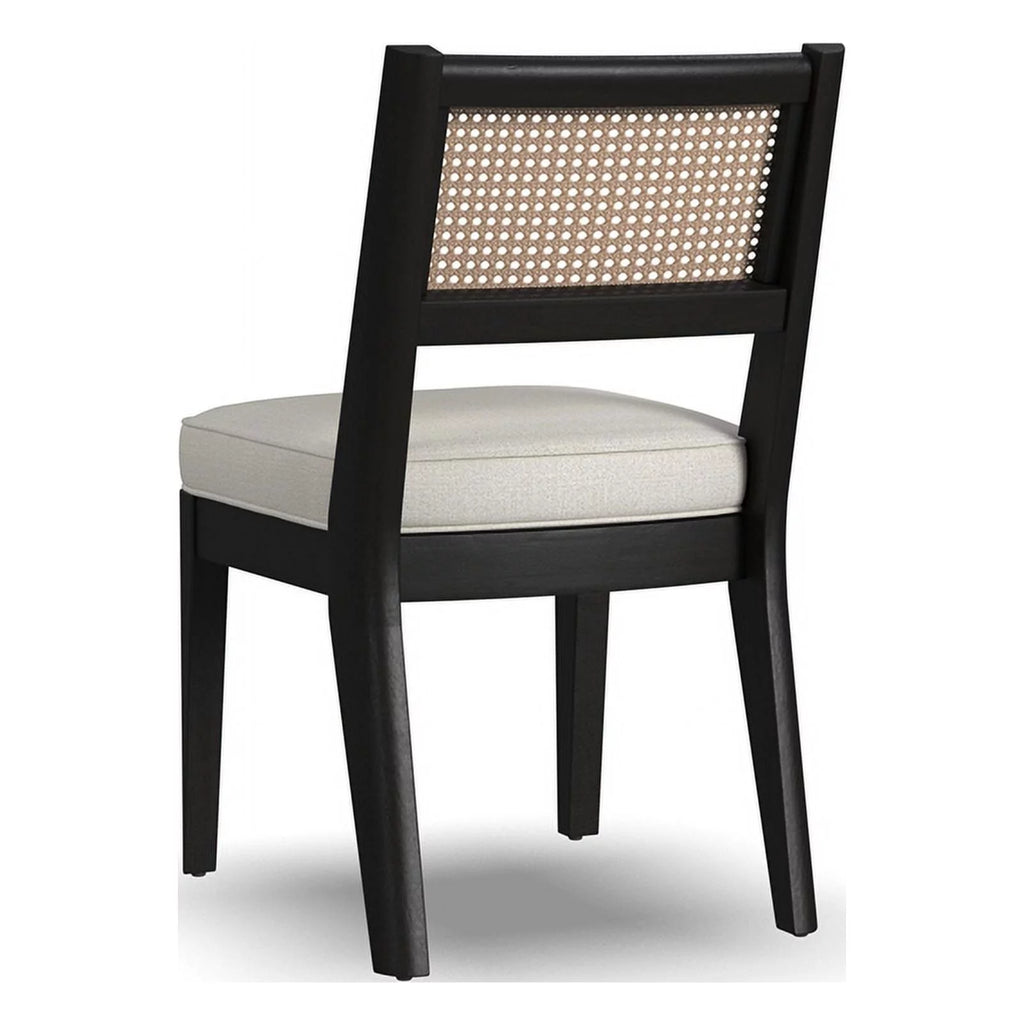 Black Mid-Century Wood Dining Chair Q1715
