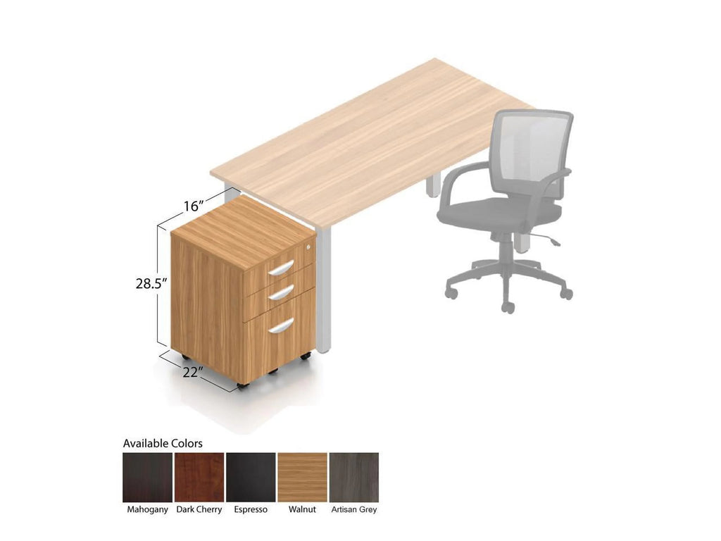 Pedestal Box/File Drawers Storage S249
