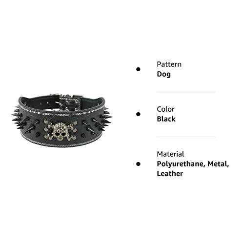 3 Inch Spiked Studded Leather Dog Collar O12115