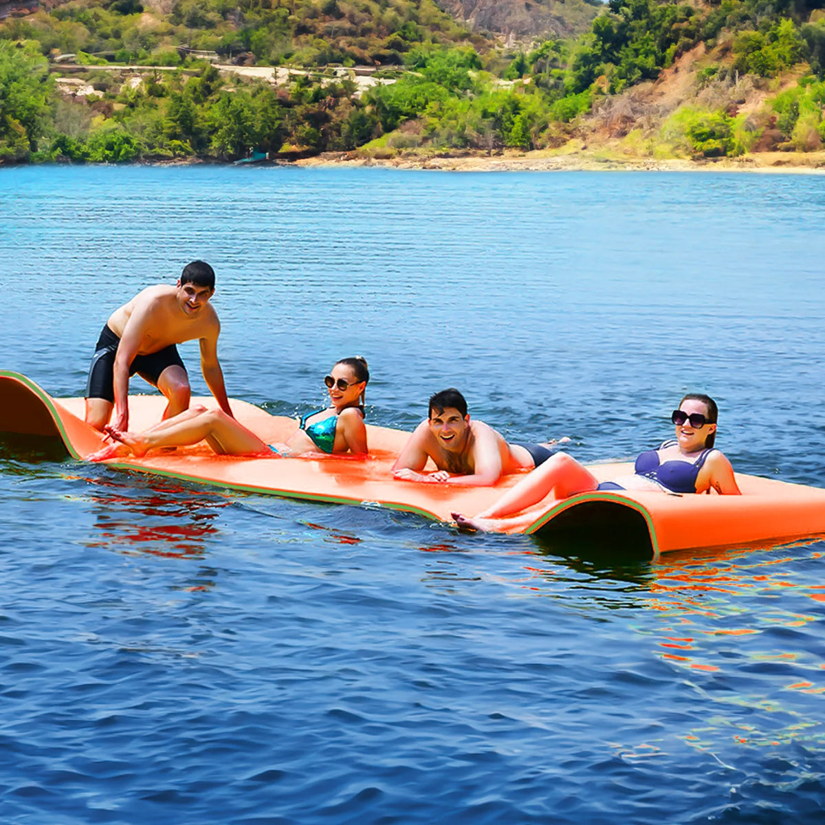 18' x 6' 3-Layer XPE Foam Water Floating Mat A59028