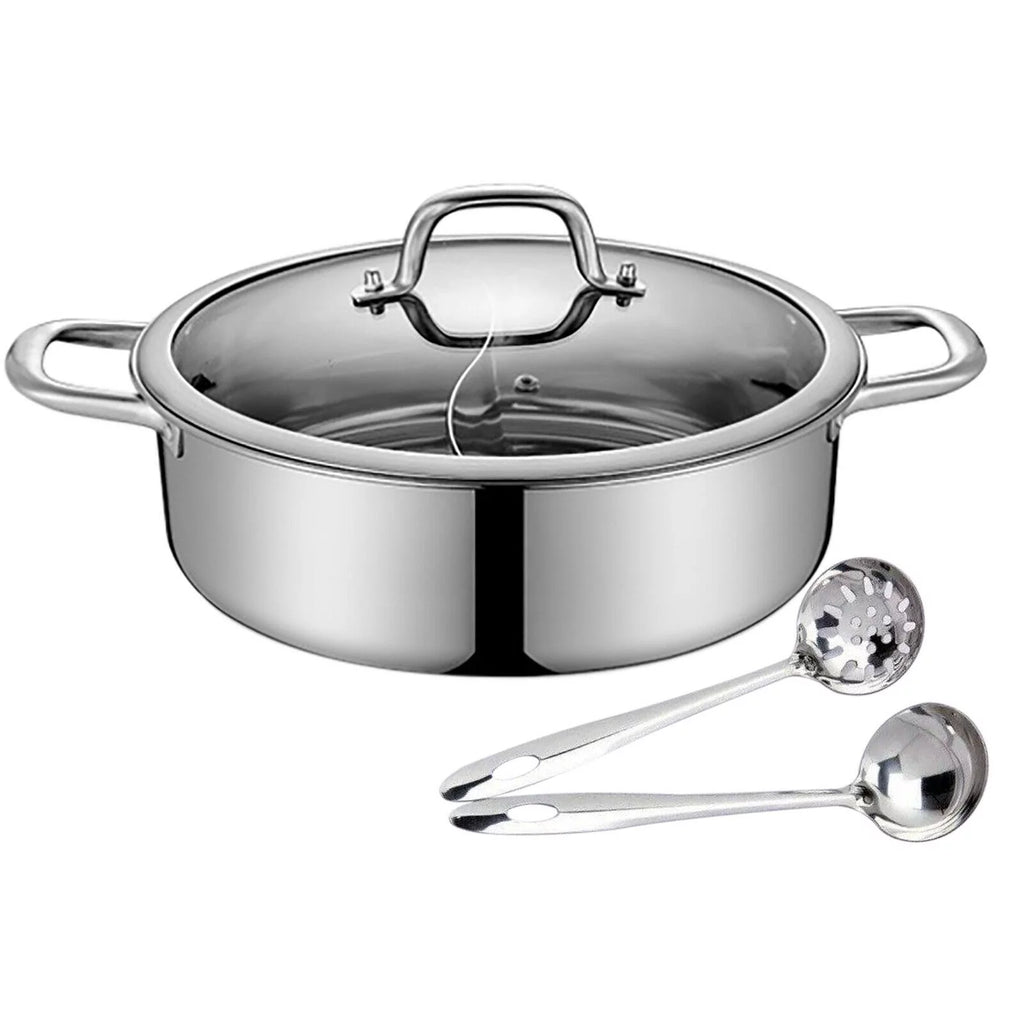 Portable 304 Stainless Cookware Set with Lid N804755