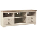 Whitewash Wood TV Stand O550796