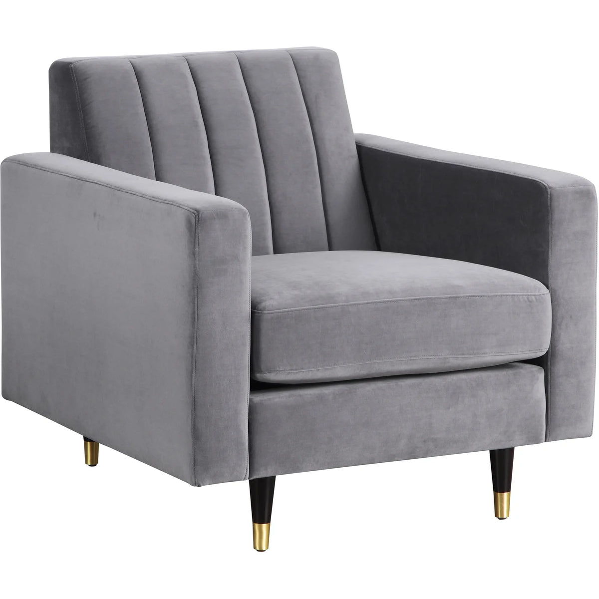 Grey Velvet Chair X986772