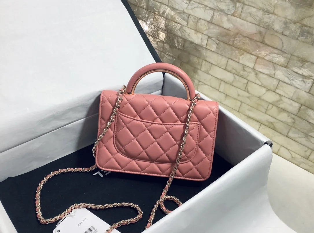 Pink Hand-Held Cross Bag J58116