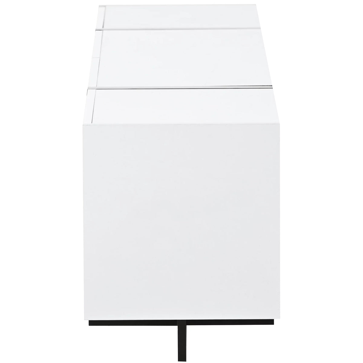 White Rectangle TV Stand for 80 inch TV U78217