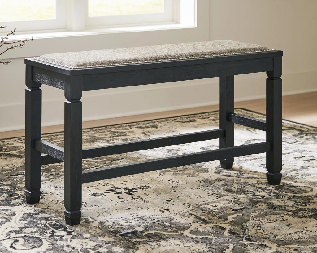 Counter Height Dining Bench Antique Black N78410
